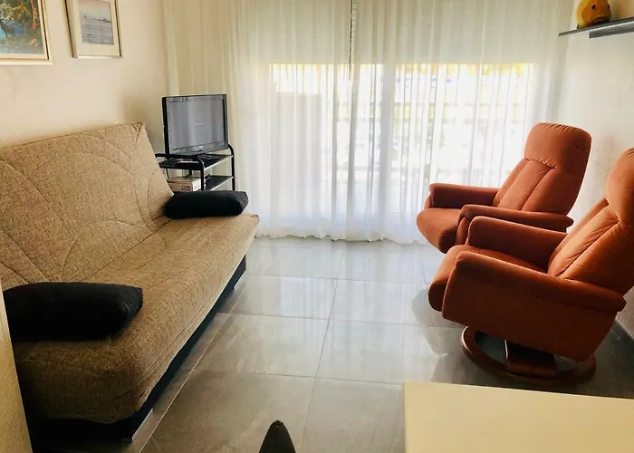 Roc Mar 6 1b - Cerca Del Centro Y De La Playa - Terraza Con Pequenas Vistas Al Puerto Appartamento